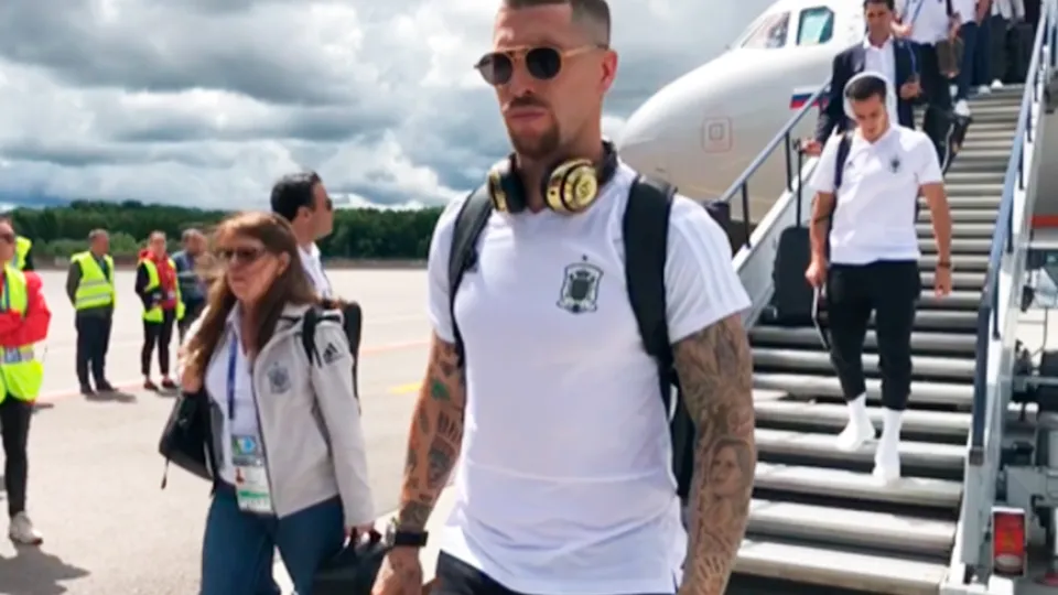 La Selección española de fútbol llega a Kaliningrado