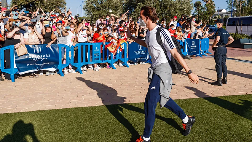 La Selección llega a Sevilla