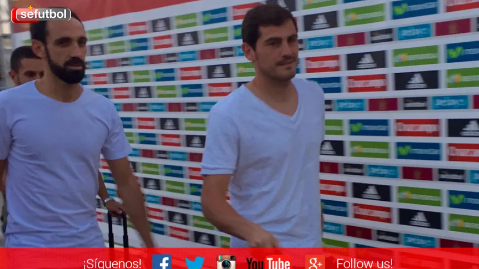 Iker, Juanfran llegan a la Selección