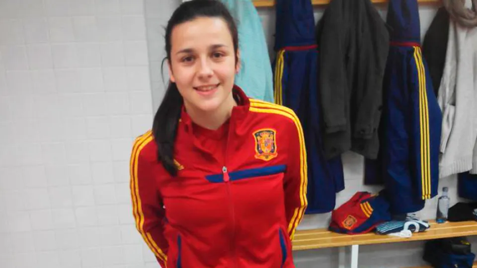 Lucía Gómez García, jugadora de la Selección Española Sub-20 Femenina