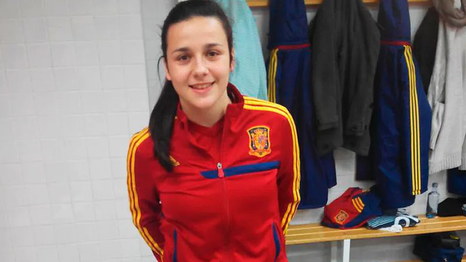 Lucía Gómez García, jugadora de la Selección Española Sub-20 Femenina