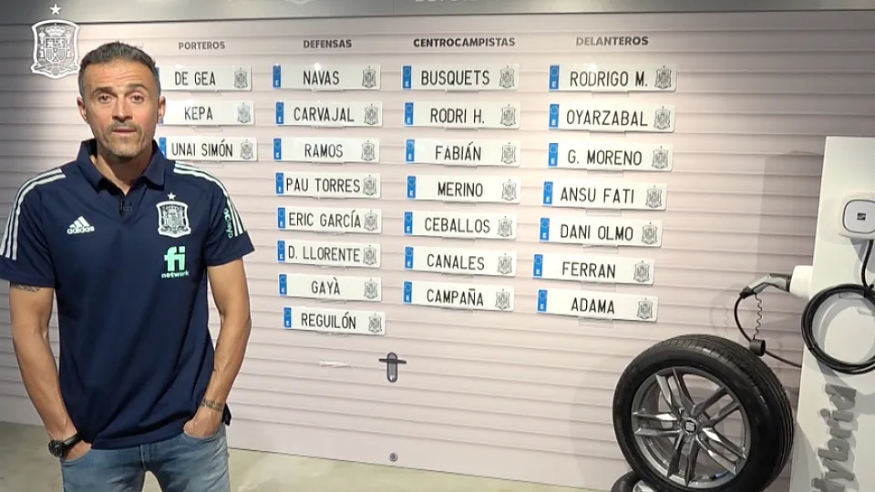 OFICIAL | Luis Enrique ofrece junto a Seat la convocatoria para los próximos partidos de España
