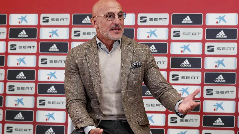 Luis de la Fuente: "Me siento muy feliz por todos los jugadores que han estado con nosotros y ahora van con la absoluta