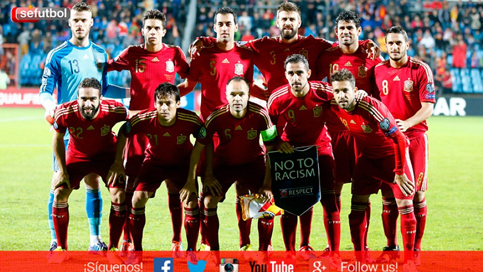 Once de la Selección española ante Luxemburgo