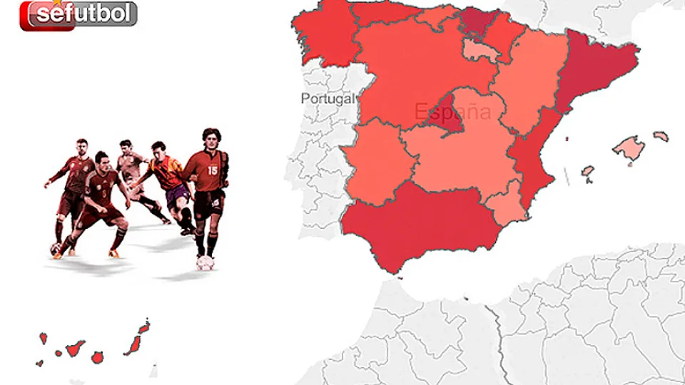 Mapa interactivo de Comunidades Autónomas