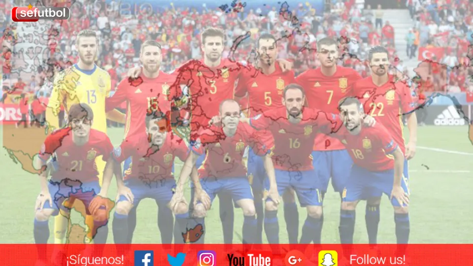 ¿Sabrías decir en cuántos países ha jugado la Selección Española de Fútbol?