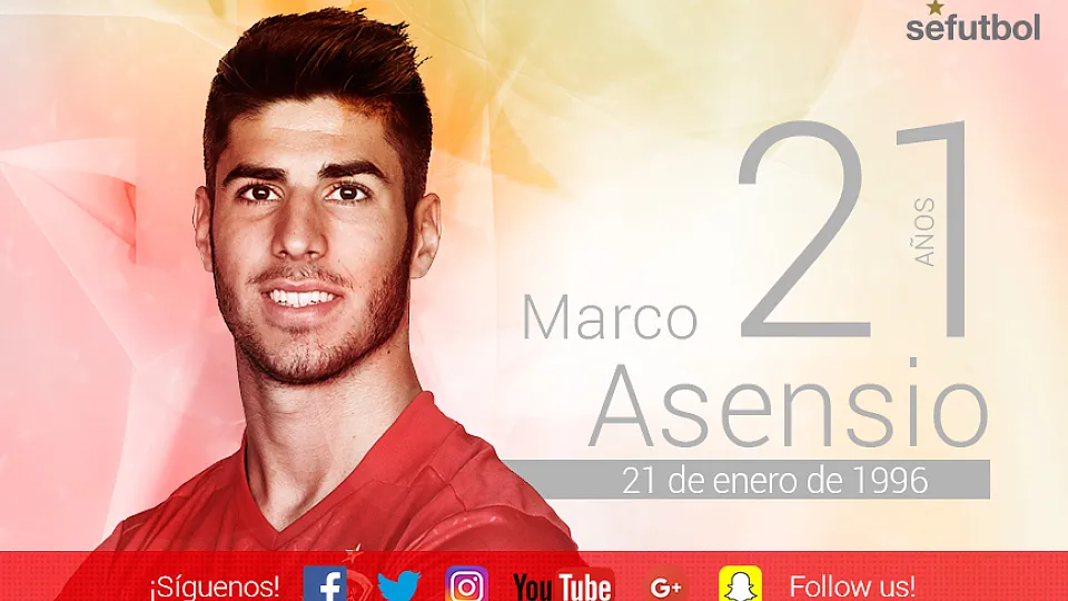 Marco Asensio cumple 21 años