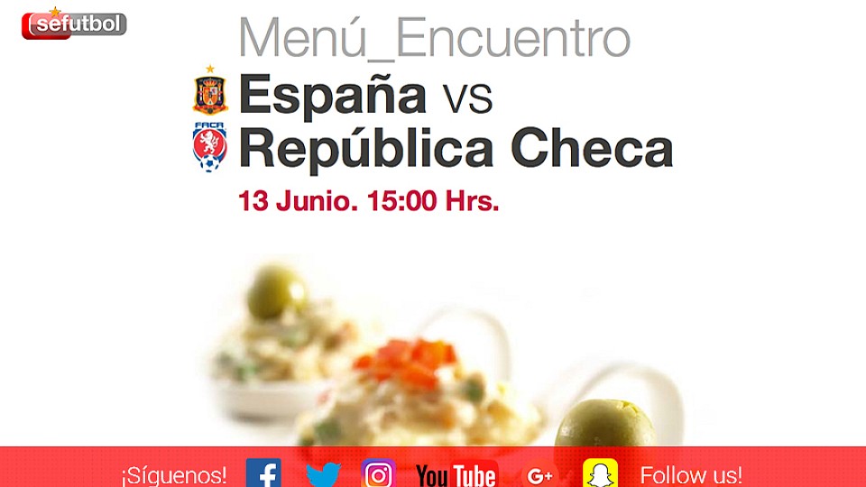 ¿Conoces los menús de la Selección Española?