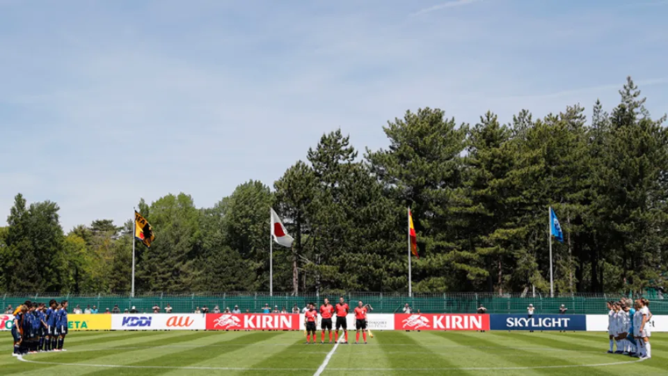 Minuto de silencio antes del España-Japón femenino