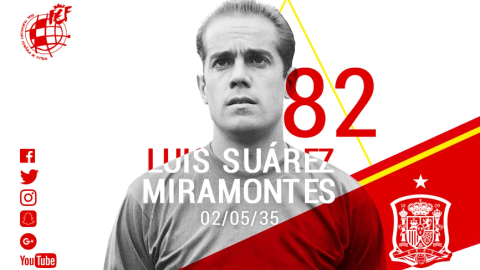 Luis Suárez Miramontes cumple 82 años