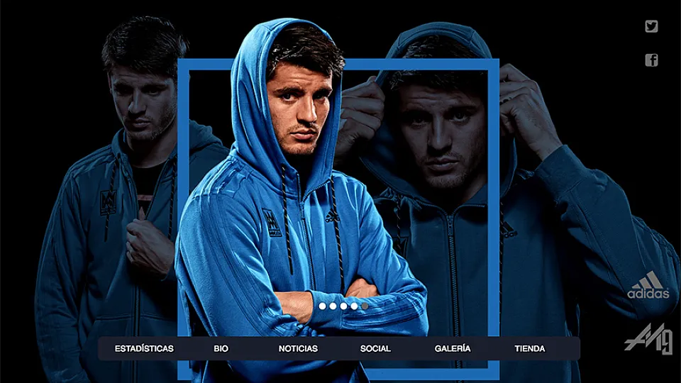 página web de Álvaro Morata