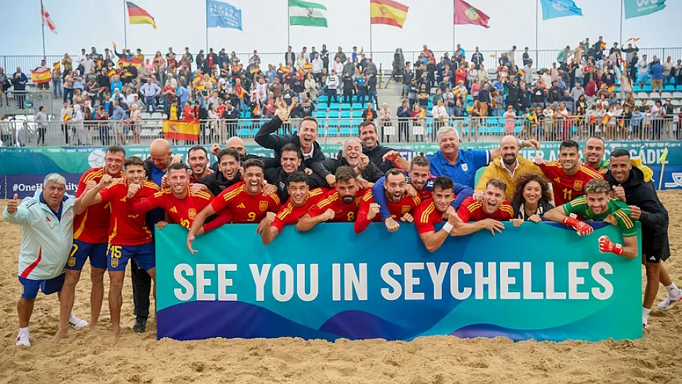 España estará en la Copa del Mundo FIFA de Fútbol Playa de Seychelles