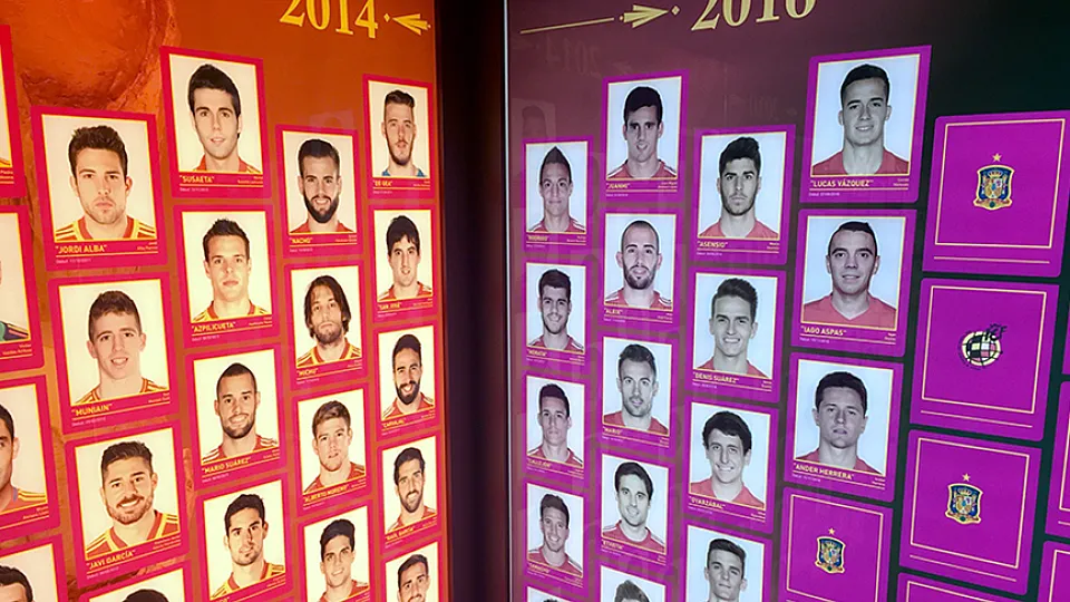 Los debutantes más recientes ya tienen su lugar en el Museo de la Selección