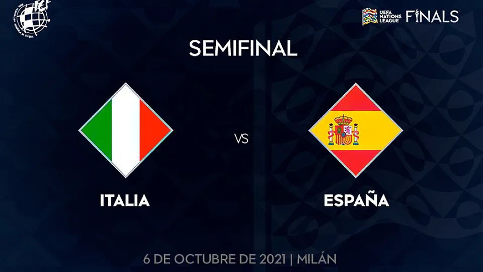 Italia y España jugarán por un puesto en la final de la UEFA Nations League