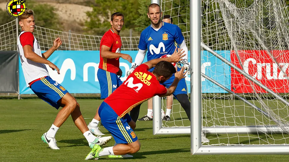 La Selección española Sub-21 se entrena en la Ciudad del Fútbol