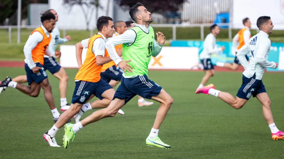 La Selección española se ejercita en Las Rozas