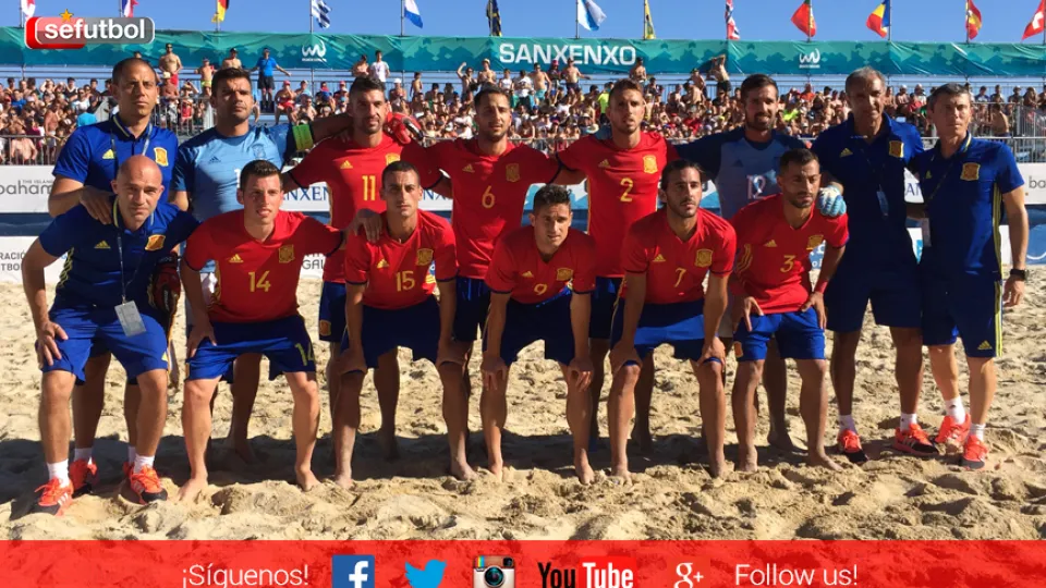 España forma en la primera jornada de la EBSL de Sangenjo