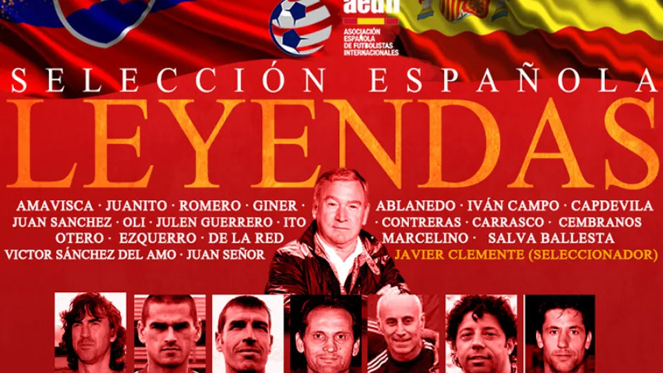 La Selección Española de Leyendas juega un amistoso en Eslovaquia