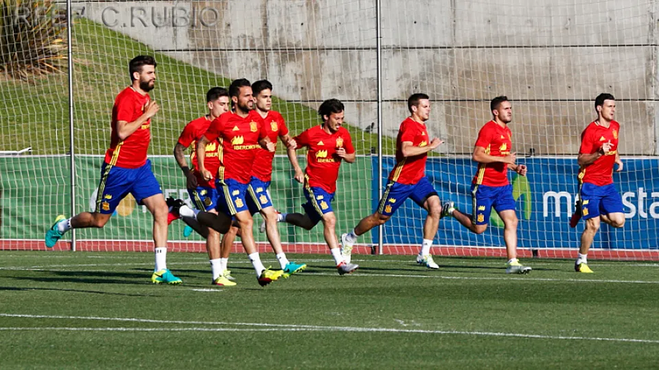 Los internacionales de la Selección entrenan en la Ciudad del Fútbol