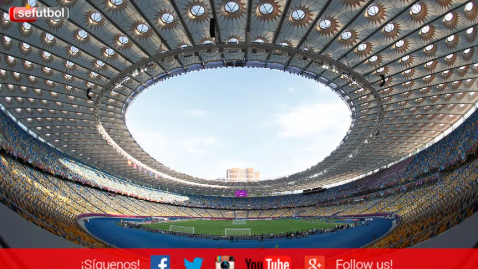 Espectacular imagen del Estadio de la tercera Eurocopa