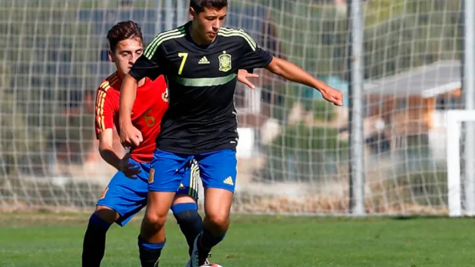 Pelayo Morilla, jugador de la Selección española
