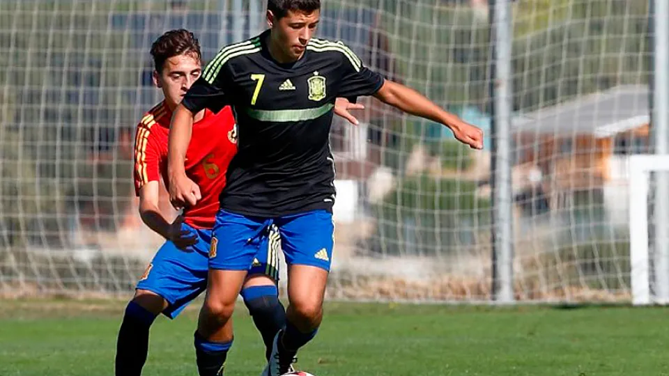 Pelayo Morilla, jugador de la Selección española