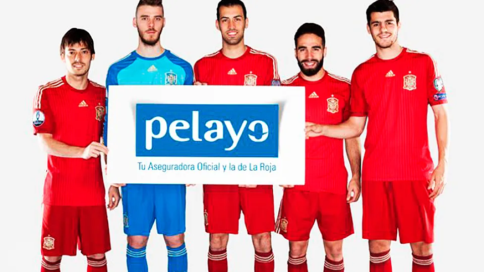 Una de las últimas campañas de Pelayo, Patrocinador Oficial de la Selección