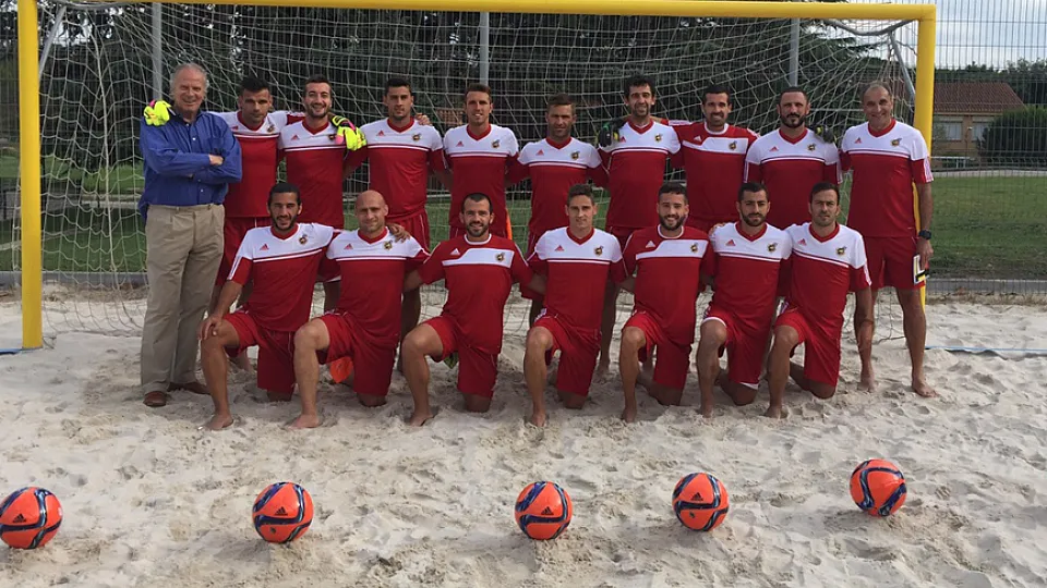 La Selección Española de Fútbol Playa inicia su preparación en el CAR de San Cugat 