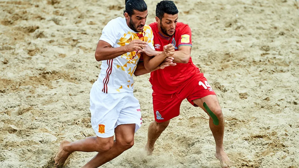 Fútbol playa contra Azerbaiyán