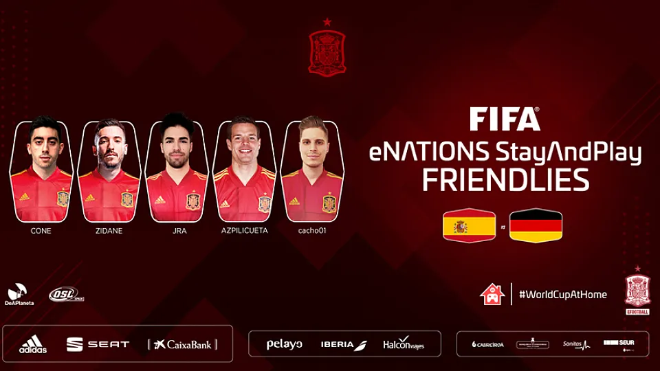 Equipo de España para el amistoso eNations StayAndPlay ante Alemania