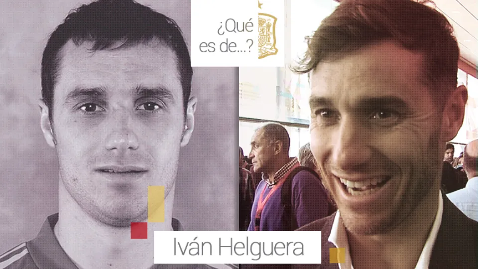 Iván Helguera, jugador de la Selección Española de fútbol