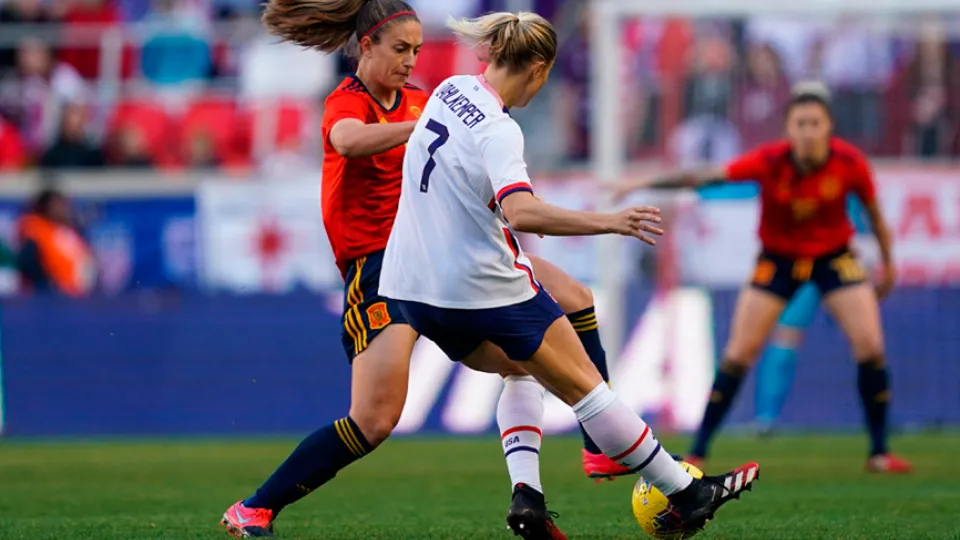 Momento del partido entre Estados Unidos y España jugado en Nueva York
