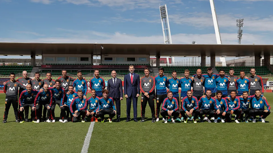 El Rey Felipe VI despide a la Selección 