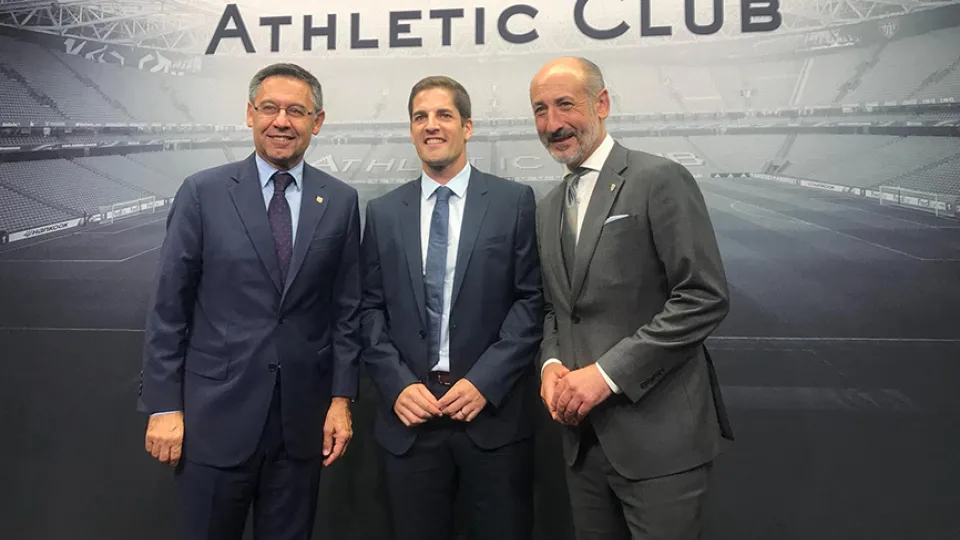Robert Moreno acudió al estreno del campeonato nacional de Primera División