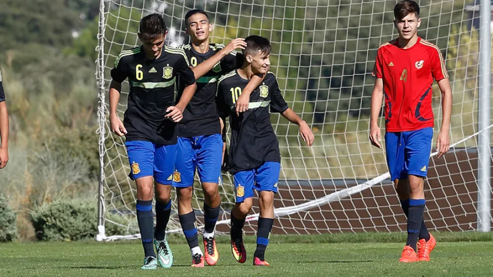 La Selección Española Sub-16 se entrena en la Ciudad del Fútbol