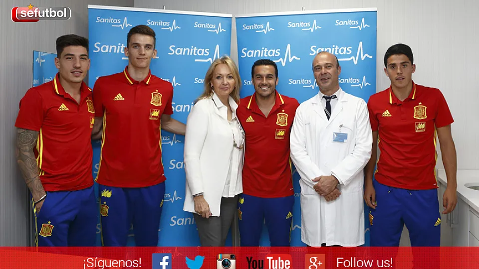Los internacionales visitaron las instalaciones de Sanitas 