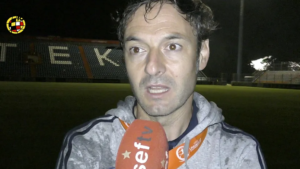 Santi Denia: "Me siento feliz por el grupo y por la RFEF"