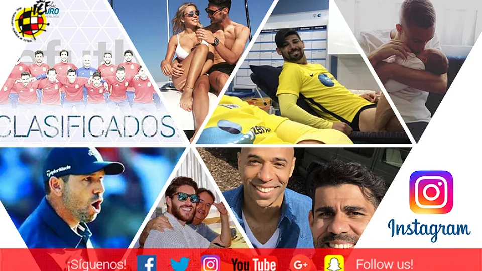 Estas son las fotos de Instagram que resumen la semana de nuestros internacionales