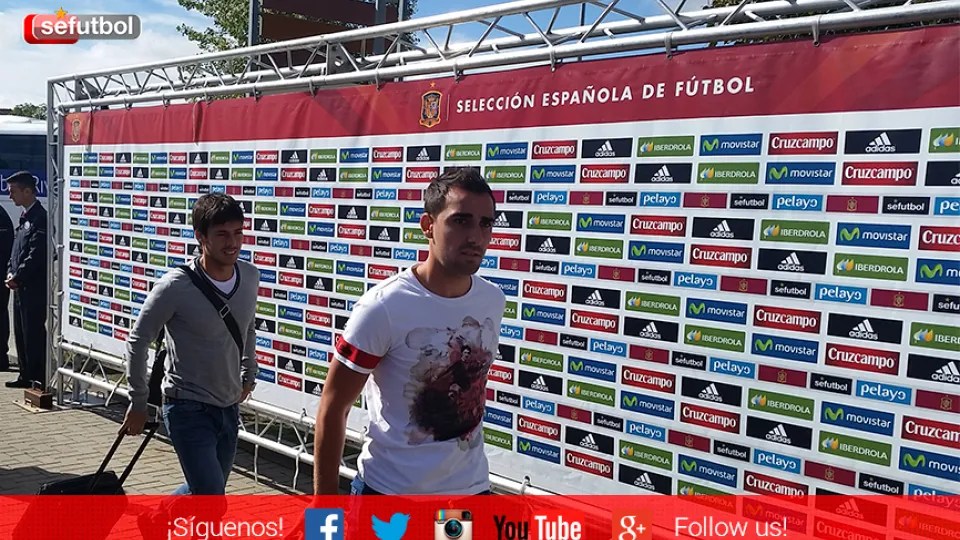 David Silva y Paco Alcácer