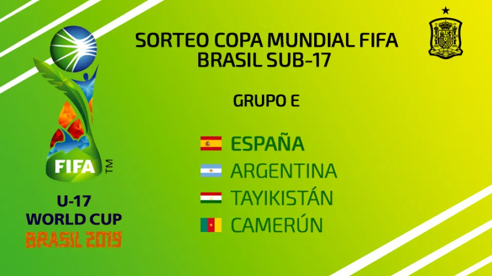 Estos son los primeros rivales de la Selección Sub-17 en el Mundial de Brasil
