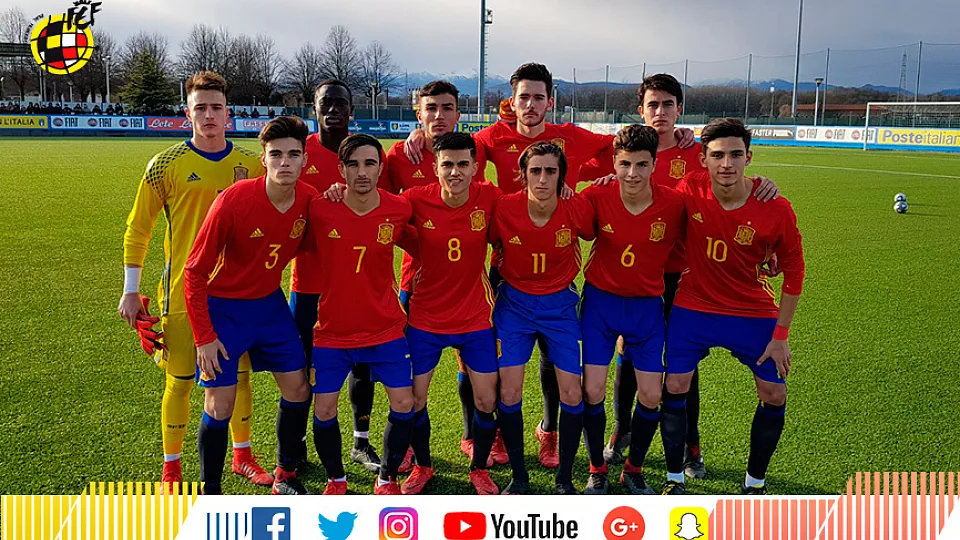 Once inicial del Italia - España