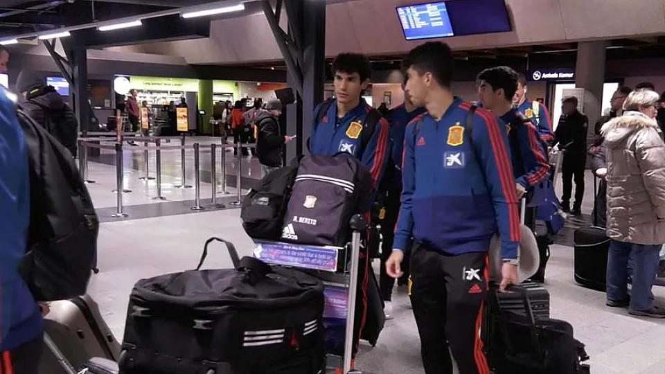 La Selección española Sub-21 ya se encuentra en Islandia