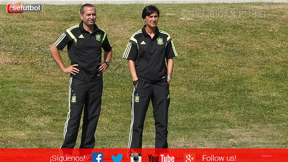 La Seleccionadora Femenina Sub-16, Toña Is, contempla un entrenamiento junto al Seleccionador Femenino Sub-19 Pedro López