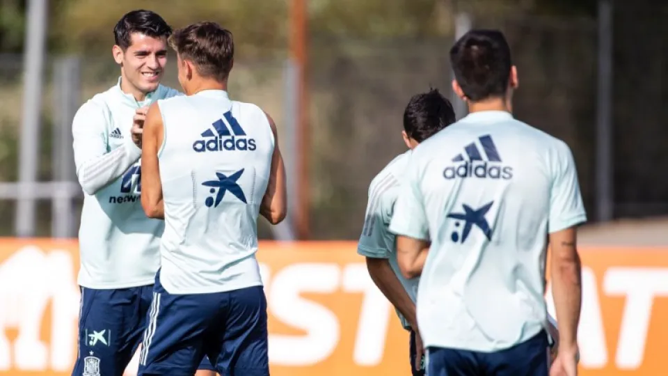 La Selección española se entrena en Las Rozas