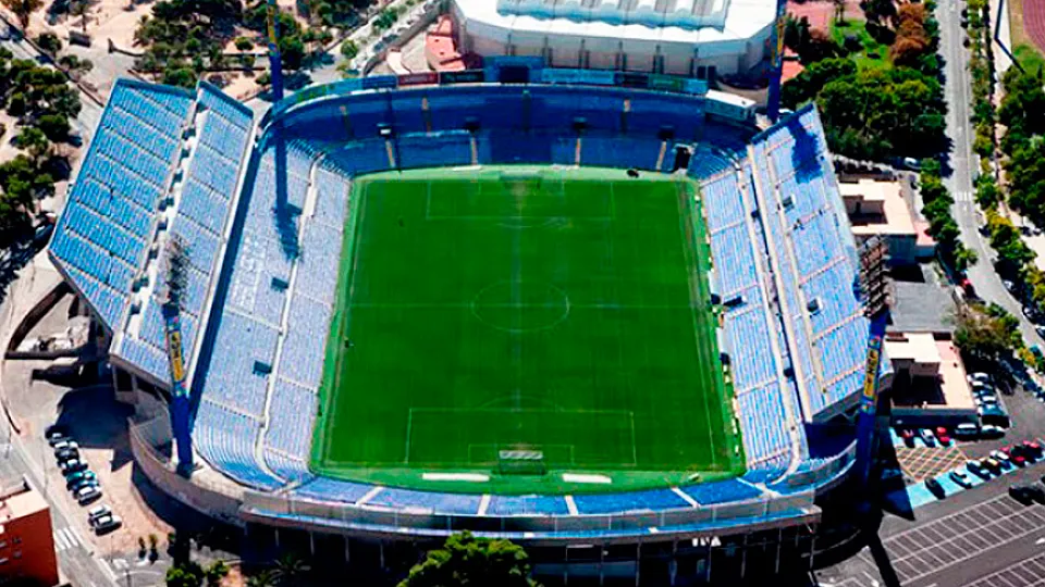Vista panorámica del estadio José Rico Pérez de Alicante