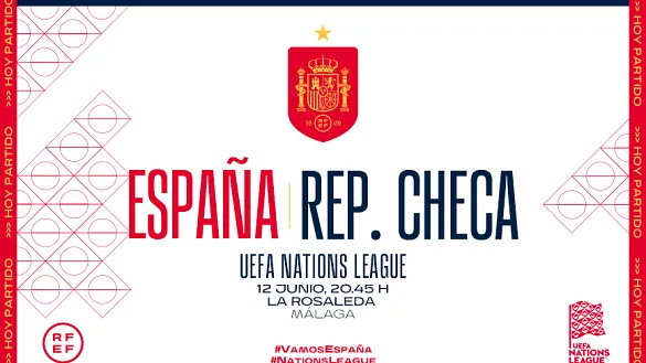 España recibe a la República Checa en Málaga