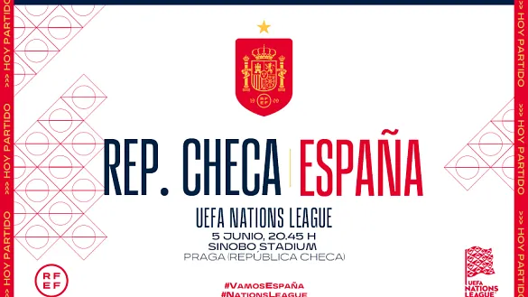 España visita a la República Checa en la UEFA Nations League