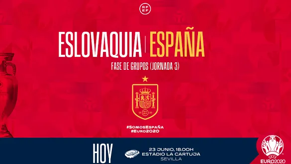 Vive MINUTO a MINUTO el el duelo decisivo ante los eslovacos en la Eurocopa 