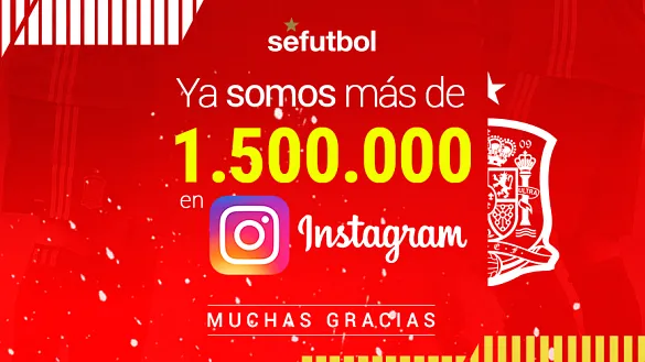 ¡Ya somos más de un y un millón medio de amigos en Instagram!