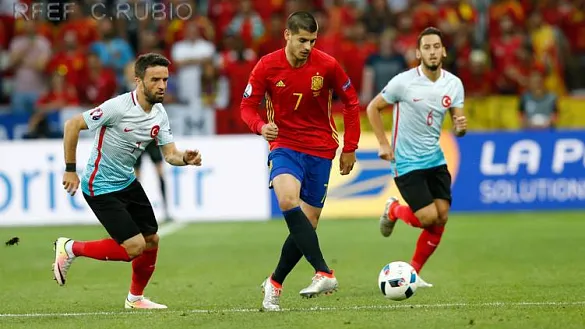 Morata con la selección